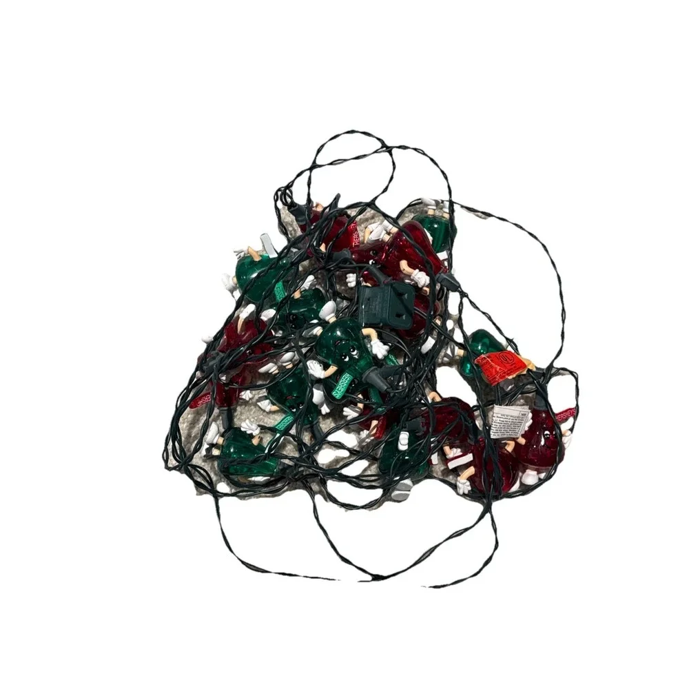 Hersheys Christmas Kisses String Lights Red Green‎ Novelty Holiday Parts Repair